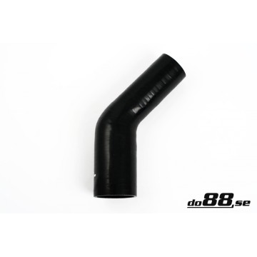 Silicone Hose Black 45 degree 1,75 - 2,5'' (45-63mm)
