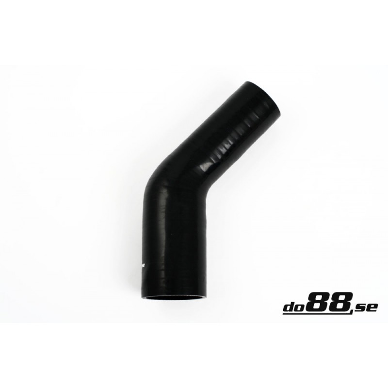 Silicone Hose Black 45 degree 1,75 - 2,5'' (45-63mm)