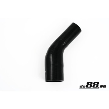 Silicone Hose Black 45 degree 2,375 - 3'' (60 - 76mm)