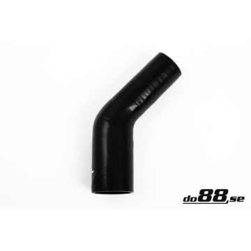 Silicone Hose Black 45 degree 2,375 - 3,25'' (60-83mm)