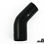 Silicone Hose Black 45 degree 2,75 - 3,125'' (70 - 80mm)