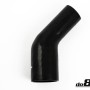 Silicone Hose Black 45 degree 3 - 4'' (76 - 102mm)