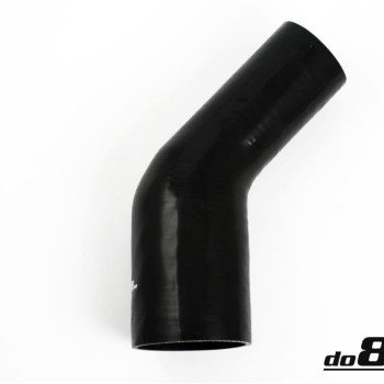 Silicone Hose Black 45 degree 3,125 - 4'' (80-102mm)