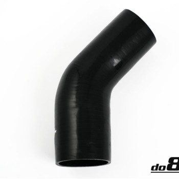 Silicone Hose Black 45 degree 3,125 - 3,25'' (80-83mm)