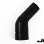 Silicone Hose Black 45 degree 3,5 - 4'' (89-102mm)