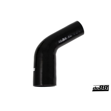 Silicone Hose Black 60 degree 2,375 - 3,125'' (60 - 80mm)