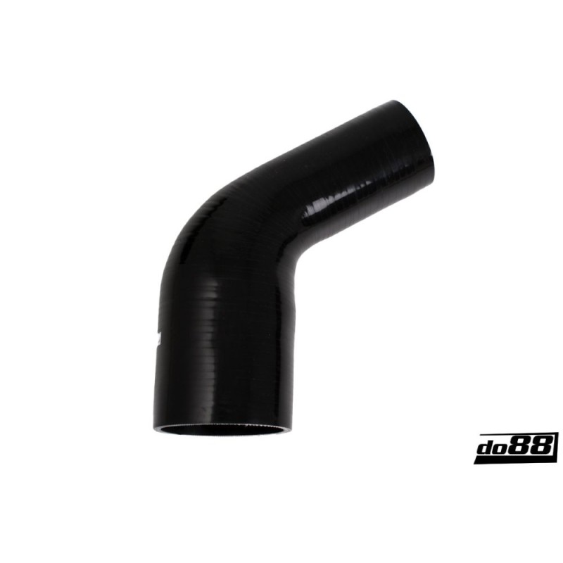 Silicone Hose Black 60 degree 2,5 - 3,25'' (63-83mm)