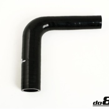 Silicone Hose Black 90 degree 0,5 - 0,625'' (13-16mm)