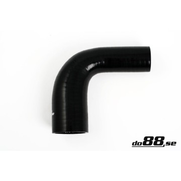 Silicone Hose Black 90 degree 1,875 - 2,125'' (48-54mm)