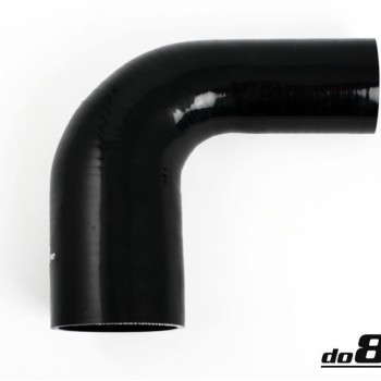 Silicone Hose Black 90 degree 2,375 - 3'' (60 - 76mm)