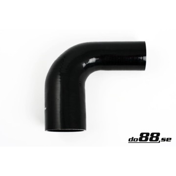 Silicone Hose Black 90 degree 2,375 - 3'' (60 - 76mm)