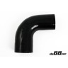 Silicone Hose Black 90 degree 2,75 - 3,25'' (70-83mm)