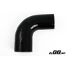 Silicone Hose Black 90 degree 3 - 3,25'' (76 - 83mm)
