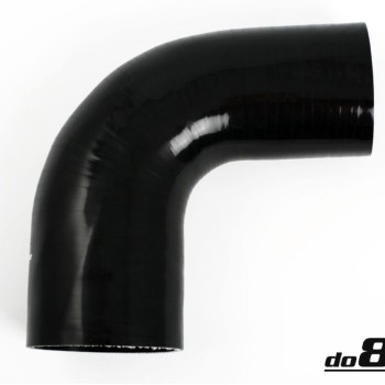 Silicone Hose Black 90 degree 3 - 3,5'' (76 - 89mm)