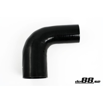 Silicone Hose Black 90 degree 3,125 - 4'' (80-102mm)