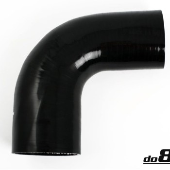 Silicone Hose Black 90 degree 3,125 - 3,5'' (80-89mm)