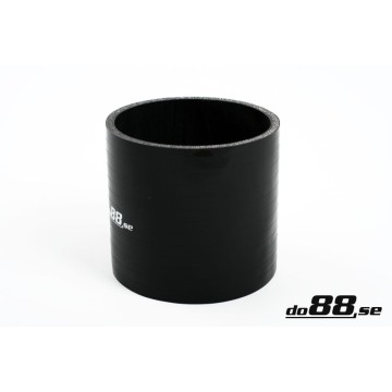 Silicone Hose Black Coupler 6'' (152mm)