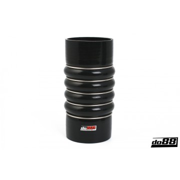 Silicone Hose Black 4-Humps 3,5'' (89mm)