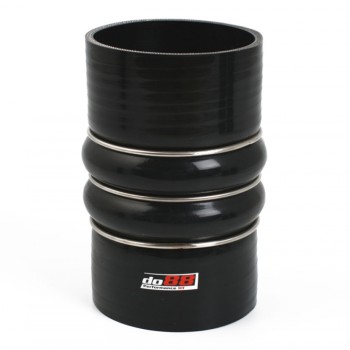 Silicone Hose Black 2-Humps 4'' (102mm)