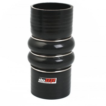 Silicone Hose Black 2-Humps 2,5'' (63mm)