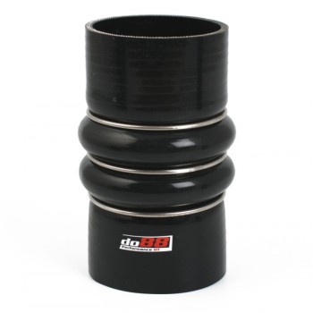 Silicone Hose Black 2-Humps 3'' (76mm)