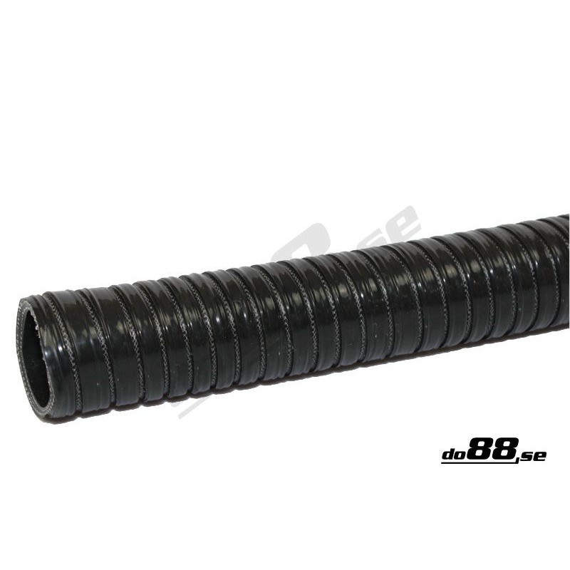 Silicone Hose Black Flexible 1,875'' (48mm)