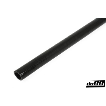 Silicone Hose Black Flexible smooth 1,0'' (25mm)