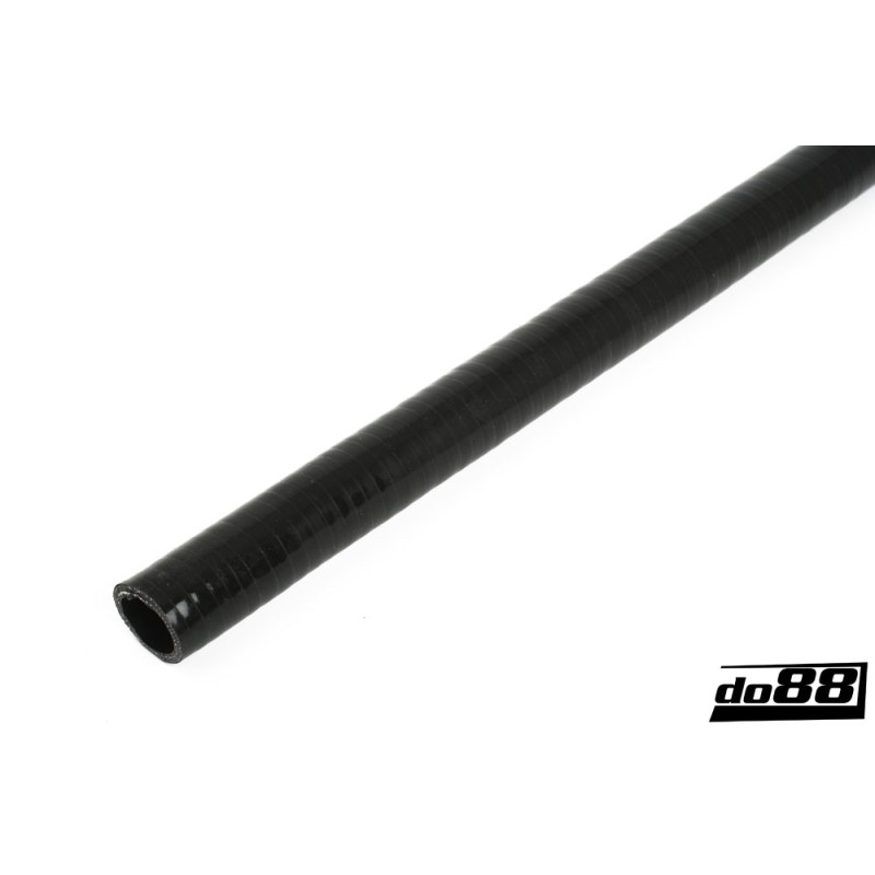 Silicone Hose Black Flexible smooth 1,18'' (30mm)