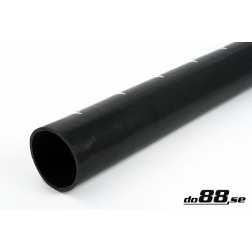 Silicone Hose Black straight length 4,25'' (108mm)