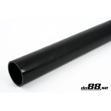 Silicone Hose Black straight length 2,875'' (73mm)