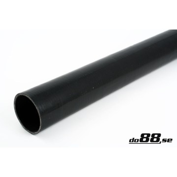 Silicone Hose Black straight length 3,25'' (83mm)