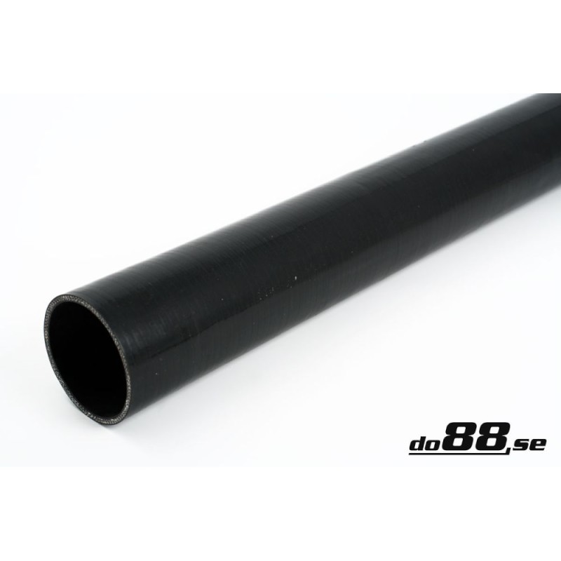 Silicone Hose Black straight length 3,75'' (95mm)