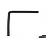 Silicone Hose Black 90 degree long leg 0,75'' (19mm)