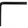 Silicone Hose Black 90 degree long leg 0,875'' (22mm)