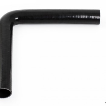 Silicone Hose Black 90 degree long leg 1,625'' (41mm)