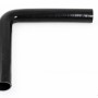 Silicone Hose Black 90 degree long leg 1,625'' (41mm)