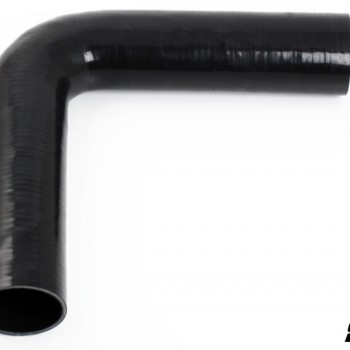 Silicone Hose Black 90 degree long leg 3'' (76mm)