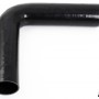 Silicone Hose Black 90 degree long leg 3'' (76mm)