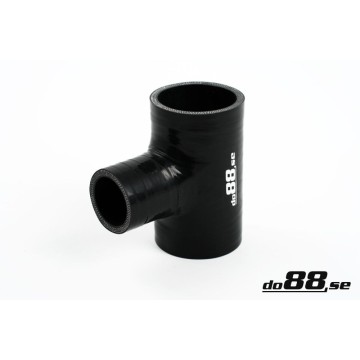Silicone Hose Black T 2,25'' + 1'' (57mm+25mm)