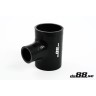 Silicone Hose Black T 2,375'' + 1'' (60mm+25mm)