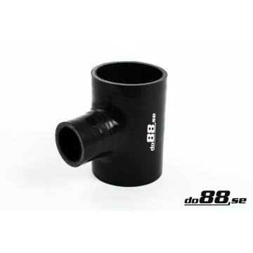 Silicone Hose Black T 2,5'' + 1'' (63mm+25mm)