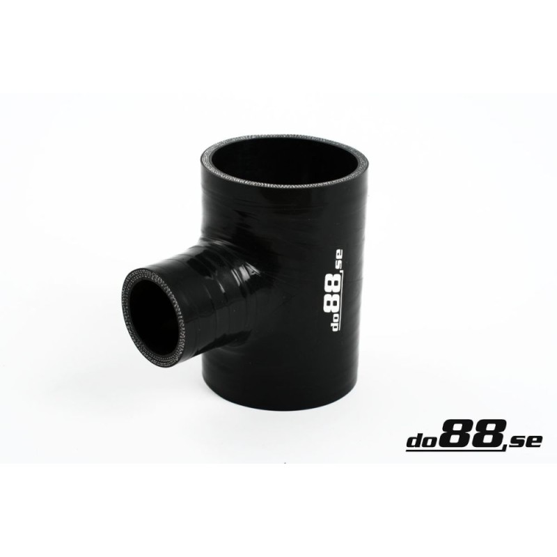 Silicone Hose Black T 2,5'' + 1'' (63mm+25mm)