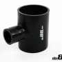Silicone Hose Black T 3'' + 1,5'' (76+38mm)