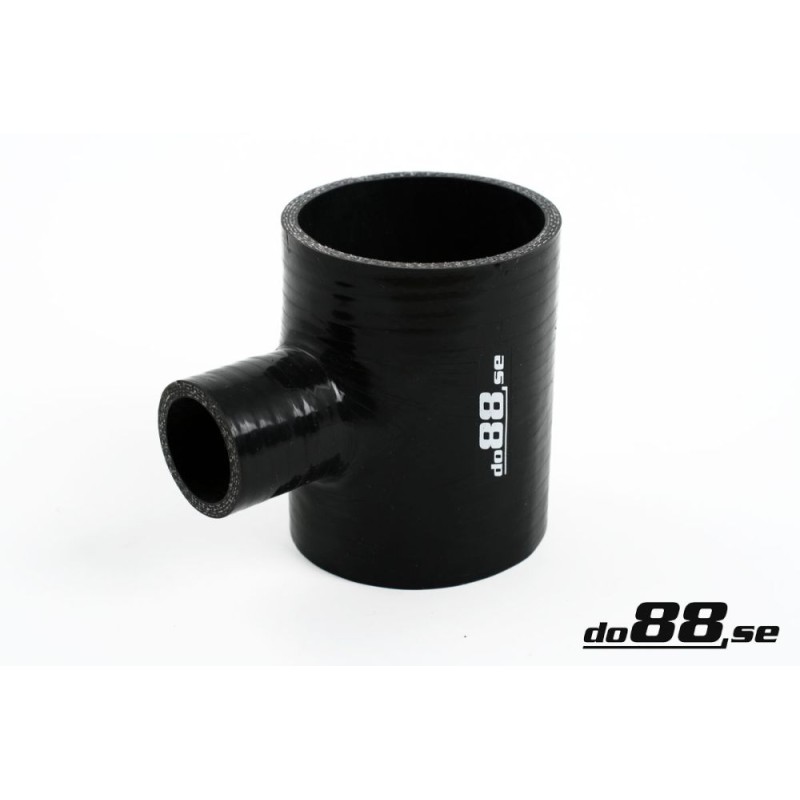 Silicone Hose Black T 3'' + 2'' (76+51mm)