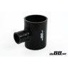 Silicone Hose Black T 3'' + 2'' (76+51mm)