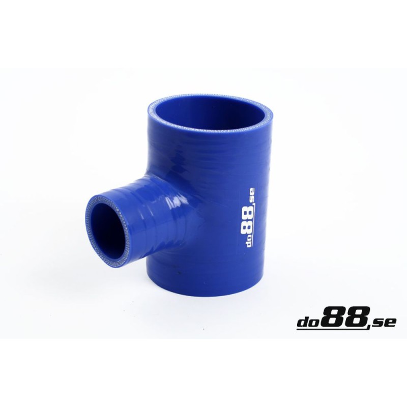 Silicone Hose Blue T 2,5'' + 1,5'' (63+38mm)