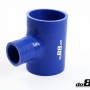 Silicone Hose Blue T 2,5'' + 1,5'' (63+38mm)
