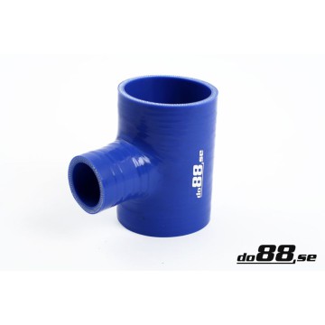 Silicone Hose Blue T 2,5'' + 2'' (63+51mm)