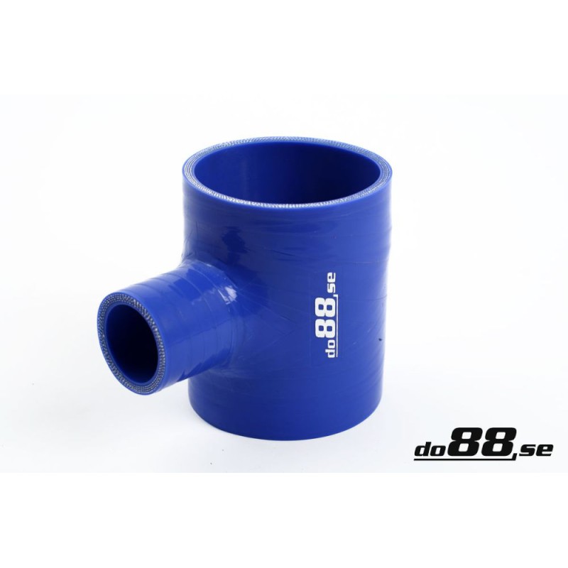 Silicone Hose Blue T 3'' + 1,25'' (76+32mm)