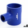 Silicone Hose Blue T 3'' + 1,25'' (76+32mm)